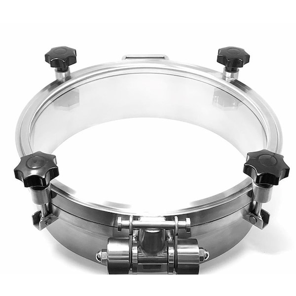 FTRG-450IL 18 304SS 240 Grit Polish Hardened Glass View Top; Replaces RG-450-100-3.0-304-POL-S-2"